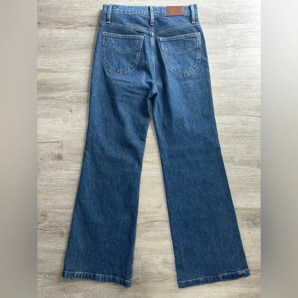 Madewell 11” High-Rise Flare Jeans - Size 27 - Picture 7 of 12